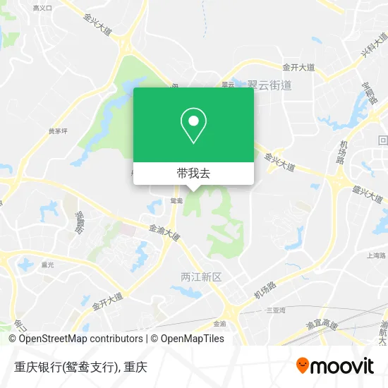 重庆银行(鸳鸯支行)地图