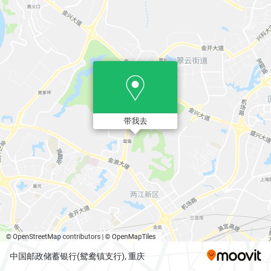 中国邮政储蓄银行(鸳鸯镇支行)地图