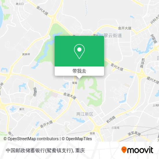 中国邮政储蓄银行(鸳鸯镇支行)地图