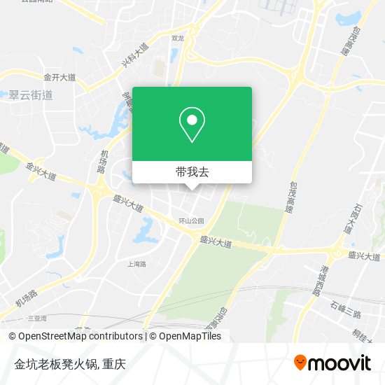 金坑老板凳火锅地图