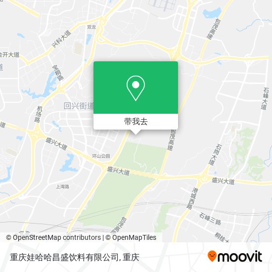 重庆娃哈哈昌盛饮料有限公司地图