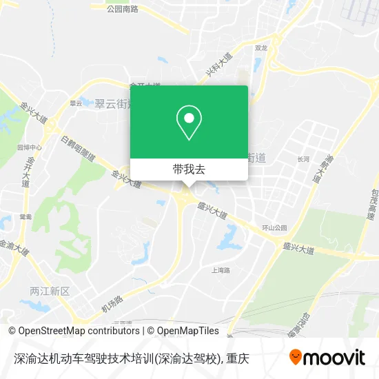 深渝达机动车驾驶技术培训(深渝达驾校)地图