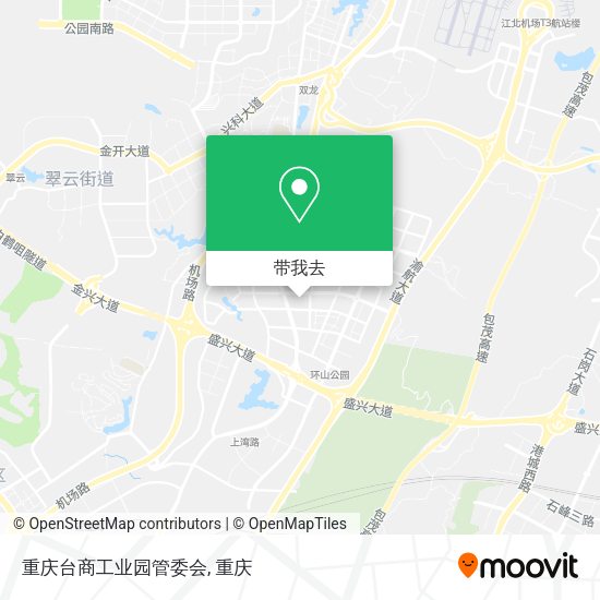 重庆台商工业园管委会地图