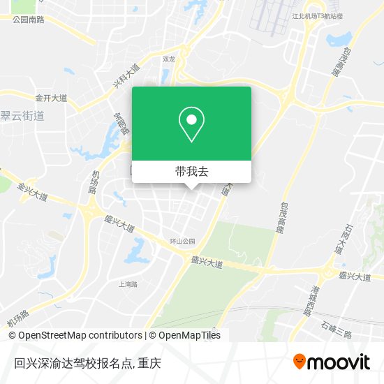 回兴深渝达驾校报名点地图