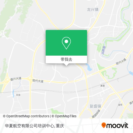 华夏航空有限公司培训中心地图
