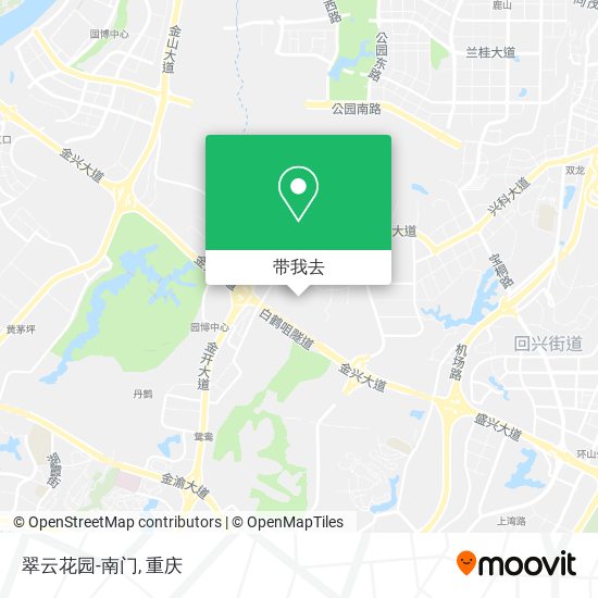 翠云花园-南门地图