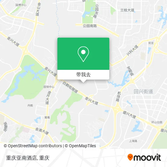 重庆亚南酒店地图