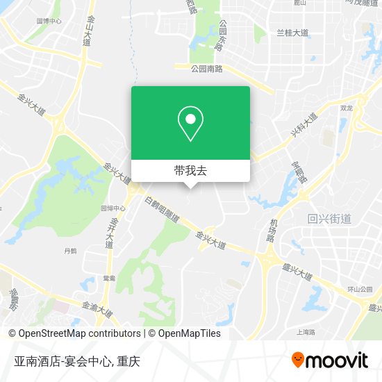 亚南酒店-宴会中心地图