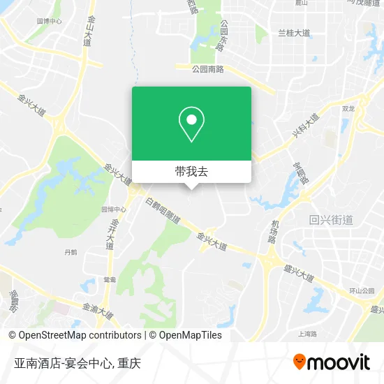 亚南酒店-宴会中心地图