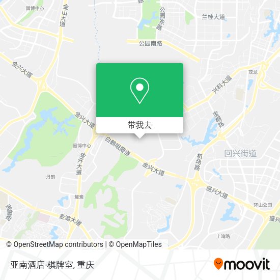 亚南酒店-棋牌室地图
