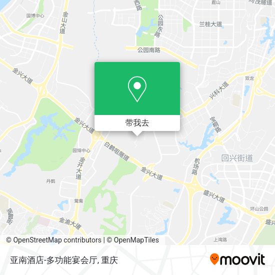 亚南酒店-多功能宴会厅地图