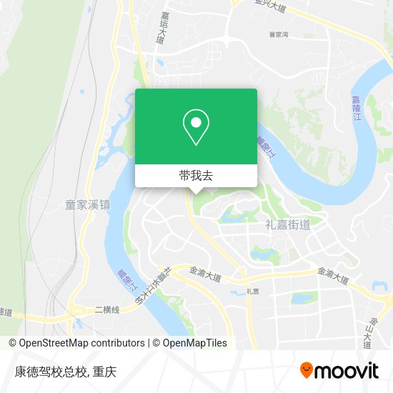 康德驾校总校地图