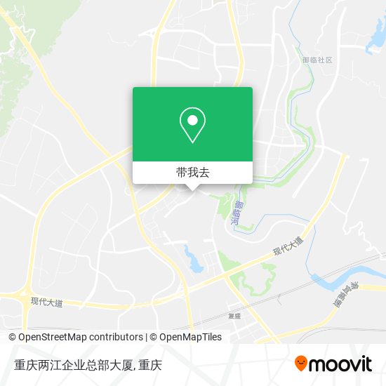 重庆两江企业总部大厦地图