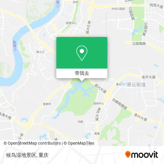 候鸟湿地景区地图