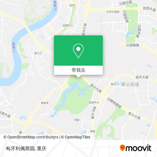 匈牙利佩斯园地图