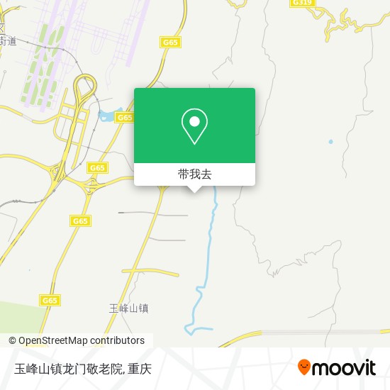 玉峰山镇龙门敬老院地图