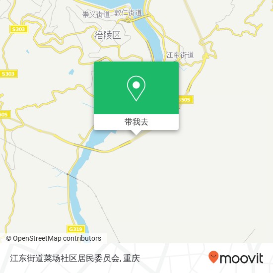 江东街道菜场社区居民委员会地图