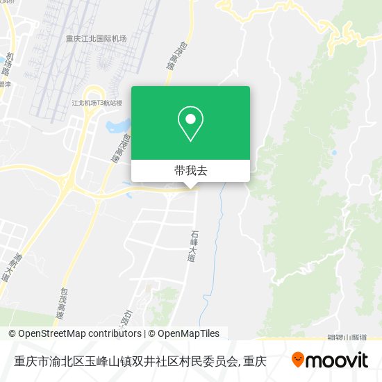 重庆市渝北区玉峰山镇双井社区村民委员会地图