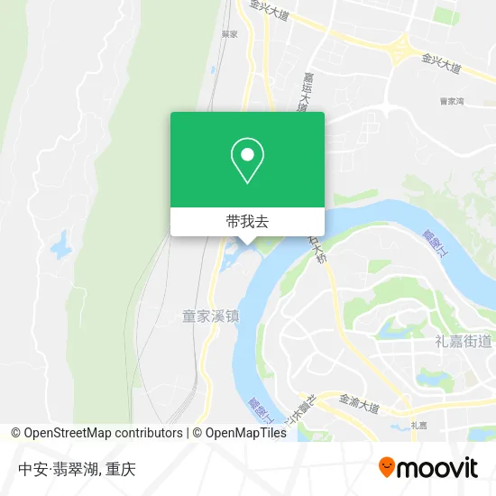 中安·翡翠湖地图
