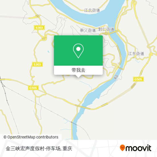 金三峡宏声度假村-停车场地图