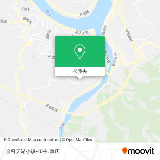 金科天湖小镇-40栋地图