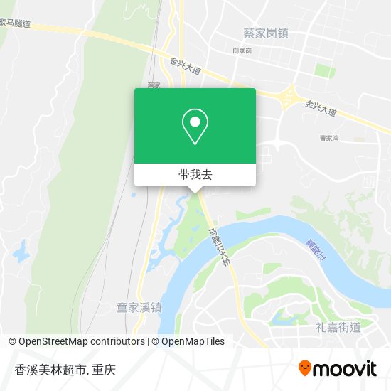 香溪美林超市地图