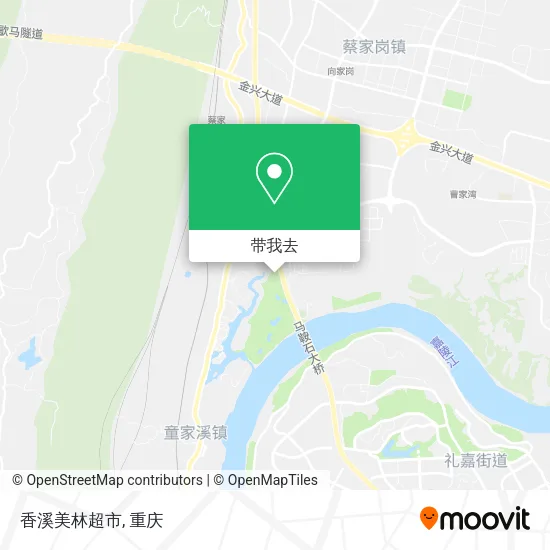香溪美林超市地图