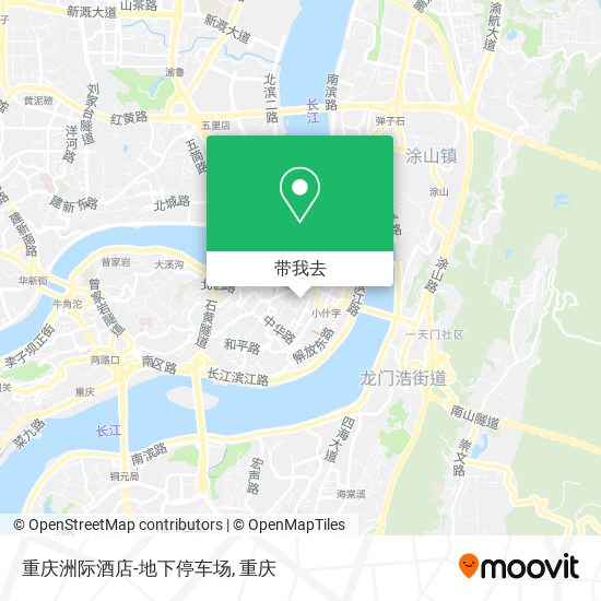 重庆洲际酒店-地下停车场地图