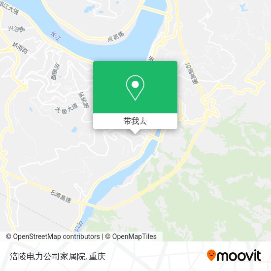 涪陵电力公司家属院地图