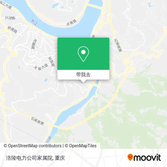 涪陵电力公司家属院地图