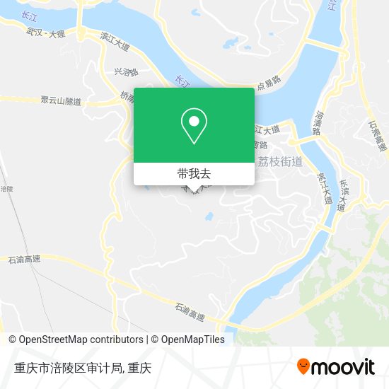 重庆市涪陵区审计局地图
