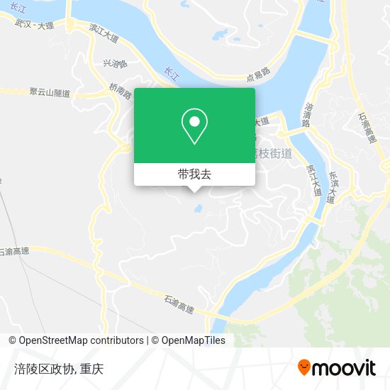 涪陵区政协地图
