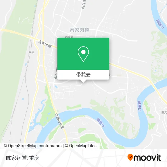 陈家祠堂地图