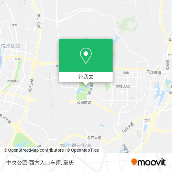 中央公园-西六入口车库地图