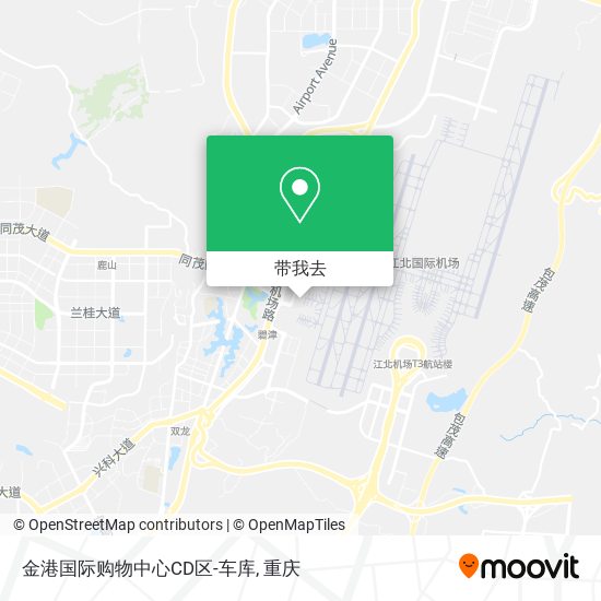 金港国际购物中心CD区-车库地图