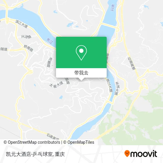 凯元大酒店-乒乓球室地图