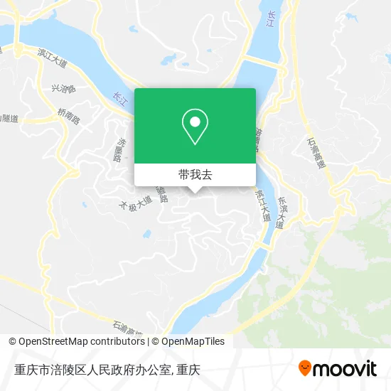 重庆市涪陵区人民政府办公室地图