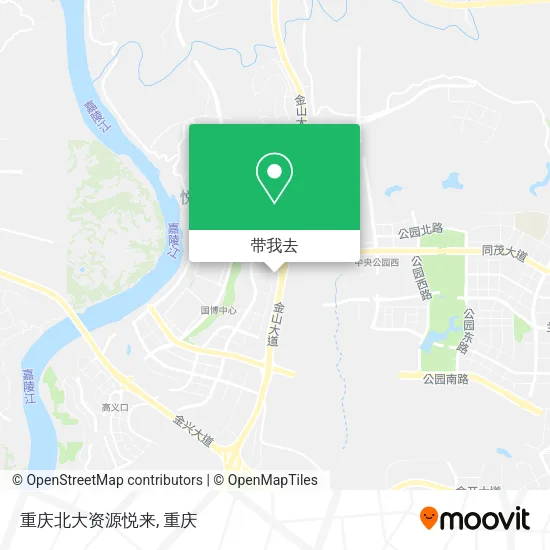 重庆北大资源悦来地图