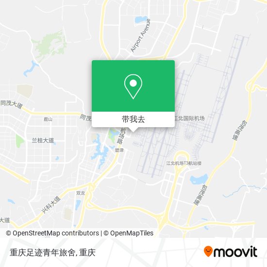 重庆足迹青年旅舍地图
