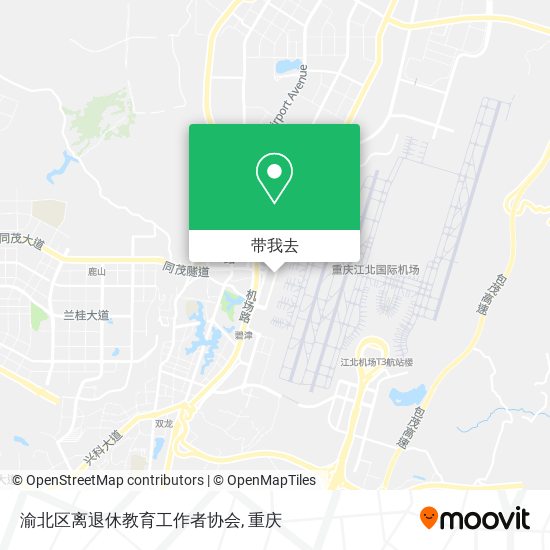 渝北区离退休教育工作者协会地图