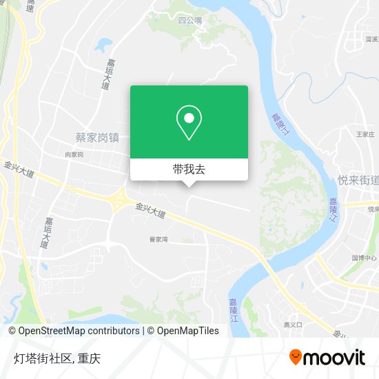 灯塔街社区地图