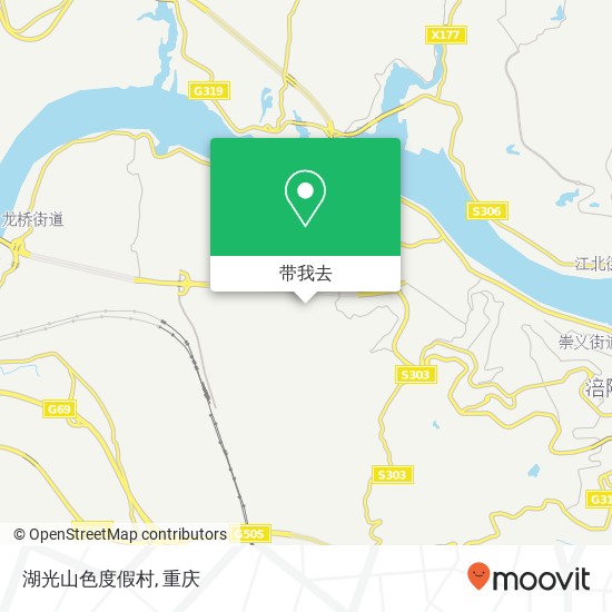 湖光山色度假村地图