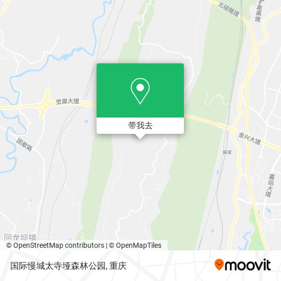 国际慢城太寺垭森林公园地图