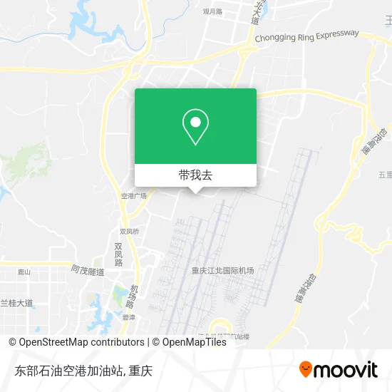 东部石油空港加油站地图