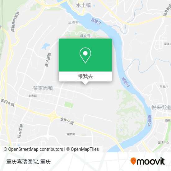 重庆嘉瑞医院地图