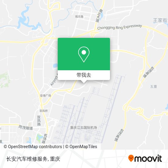 长安汽车维修服务地图