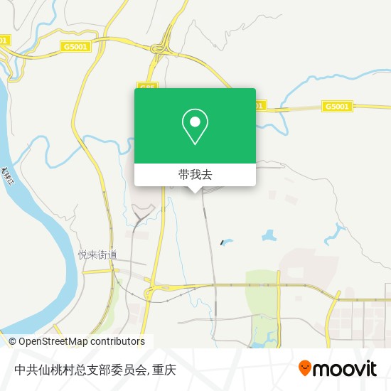 中共仙桃村总支部委员会地图