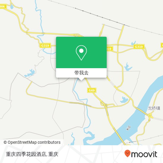 重庆四季花园酒店地图