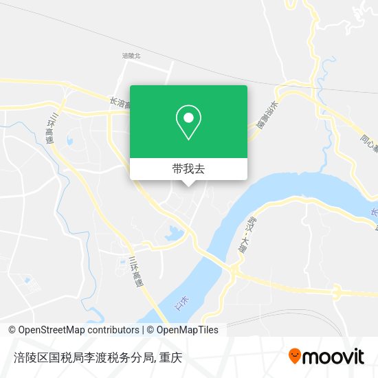 涪陵区国税局李渡税务分局地图