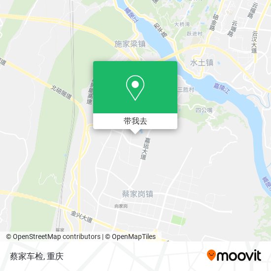 蔡家车检地图